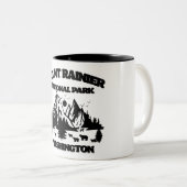 Nationaal park Mount Rainier Tweekleurige Koffiemok (Voorkant rechts)