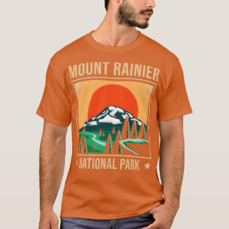 Nationaal park Mount Rainier Us T-shirt