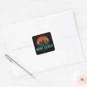 Nationaal park Mount Rainier Vierkante Sticker (Envelop)