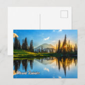 Nationaal park Mount Rainier, Washington Briefkaart (Voorkant / Achterkant)