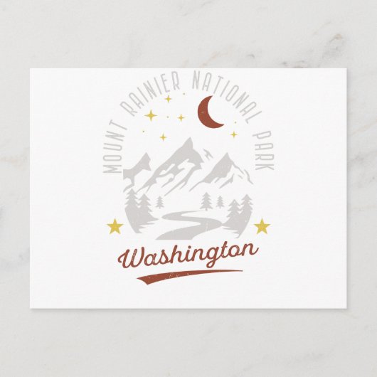  nationaal park Mount Rainier Washington Briefkaart (Voorkant)