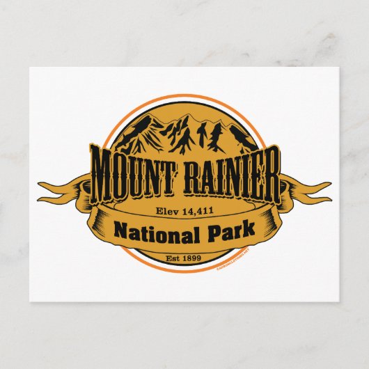 Nationaal park Mount Rainier, Washington Briefkaart (Voorkant)