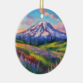 Nationaal park Mount Rainier Washington Keramisch Ornament (Rechts)