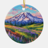 Nationaal park Mount Rainier Washington Keramisch Ornament (Voorkant)