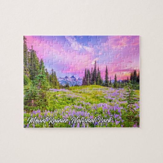 Nationaal park Mount Rainier, Washington Legpuzzel (Horizontaal)