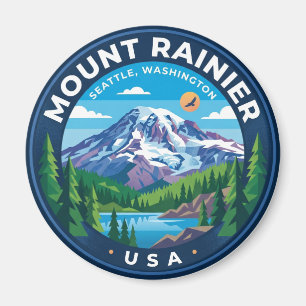 Nationaal park Mount Rainier Washington Magneet