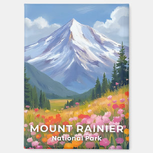 Nationaal park Mount Rainier Washington Travel Magneet