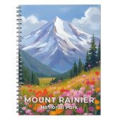 Nationaal park Mount Rainier | Washington Travel Notitieboek (Voorkant)