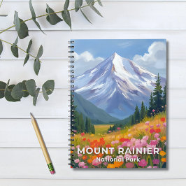 Nationaal park Mount Rainier | Washington Travel Notitieboek