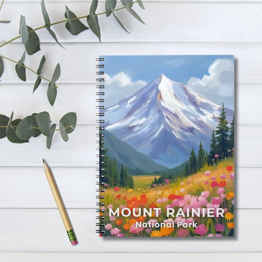 Nationaal park Mount Rainier | Washington Travel Notitieboek