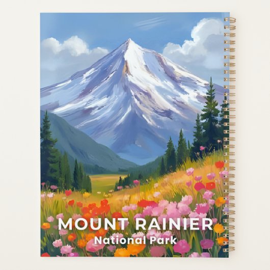 Nationaal park Mount Rainier | Washington Travel Planner (Achterkant)