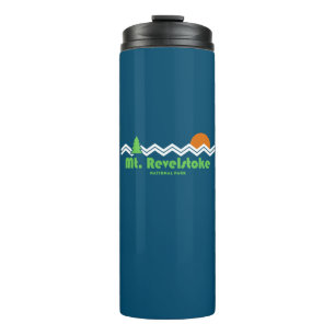 Nationaal park Mount Revelstoke Retro Thermosbeker