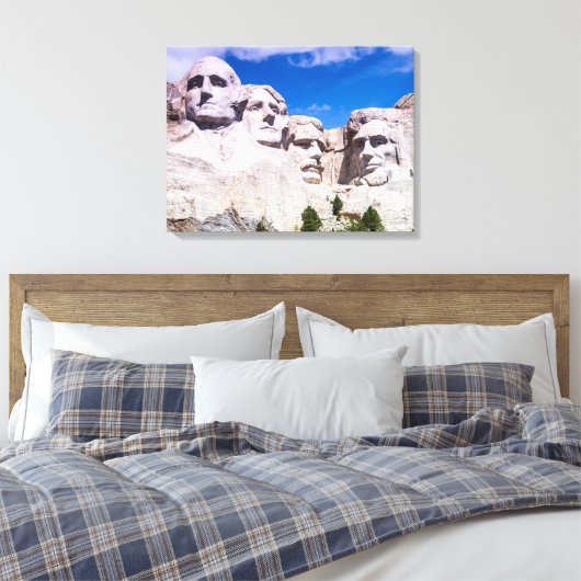 Nationaal park Mount Rushmore Canvas Afdruk (Insitu (Slaapkamer))