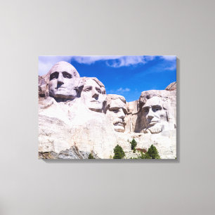 Nationaal park Mount Rushmore Canvas Afdruk