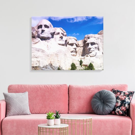 Nationaal park Mount Rushmore Canvas Afdruk (Insitu (Woonkamer))