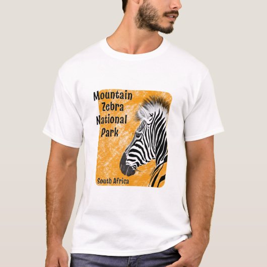 Nationaal park Mountain Zebra, Zuid-Afrika T-shirt (Voorkant)