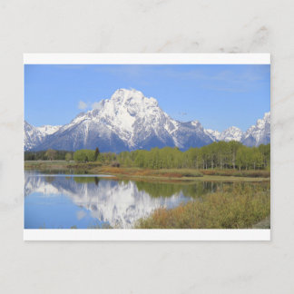 Nationaal park Mt. Moran Grand Teton Briefkaart