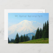 Nationaal park Mt Rainier Briefkaart (Voorkant / Achterkant)