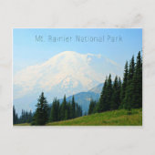 Nationaal park Mt Rainier Briefkaart (Voorkant)