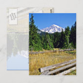 Nationaal park Mt. Rainier Briefkaart (Voorkant / Achterkant)