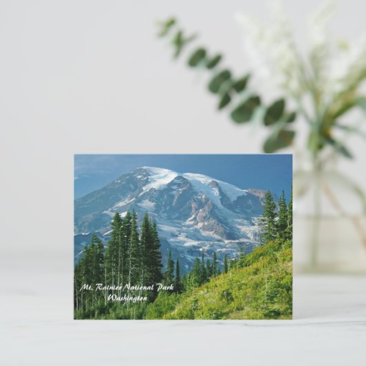 Nationaal park Mt. Rainier Briefkaart (Staand voorkant)