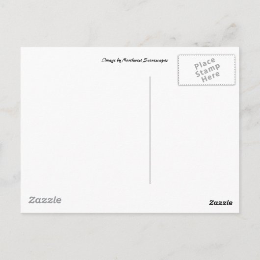 Nationaal park Mt. Rainier Briefkaart (Achterkant)