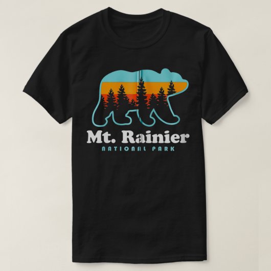Nationaal park Mt Rainier Hikes Washington Beer Zi T-shirt (Design voorkant)
