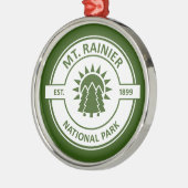 Nationaal park Mt. Rainier Metalen Ornament (Links)