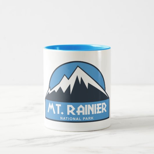 Nationaal park Mt. Rainier Tweekleurige Koffiemok (Center)