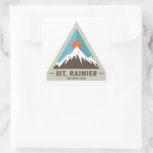 Nationaal park Mt. Rainier Vierkante Sticker (Tas)