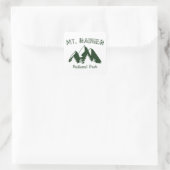 Nationaal park Mt. Rainier Vierkante Sticker (Tas)