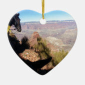 Nationaal Park Mule Ride in Zuid-Kiabab Grand Cany Keramisch Ornament (Voorkant)