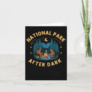 Nationaal Park na de donkere grappige Bigfoot Alie Kaart