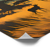 Nationaal park Nairobi Poster (Hoek)