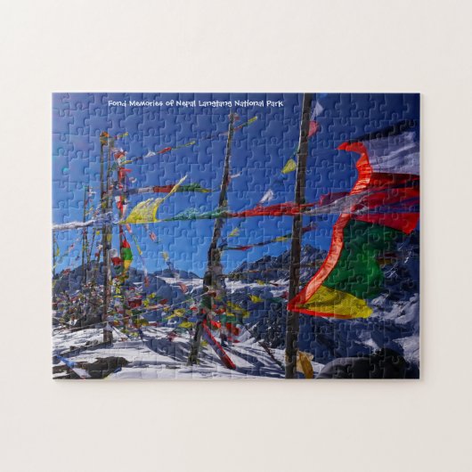 Nationaal Park Nepal Langtang. Jigzaag Puzzle Legpuzzel (Horizontaal)