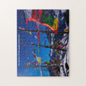 Nationaal Park Nepal Langtang. Jigzaag Puzzle Legpuzzel (Verticaal)
