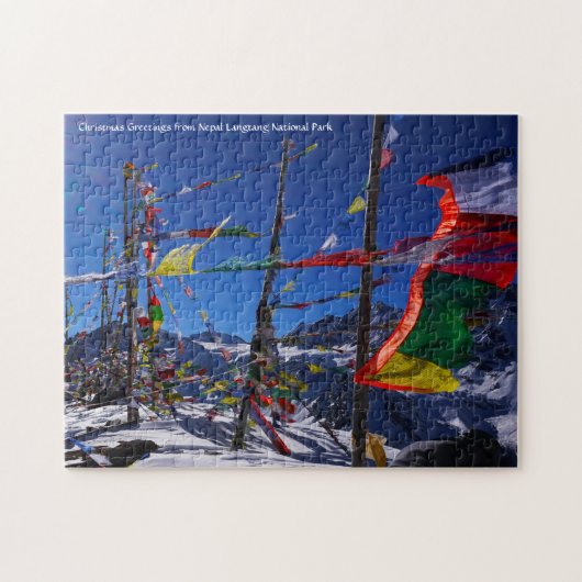 Nationaal Park Nepal Langtang. Jigzaag Puzzle Legpuzzel (Horizontaal)