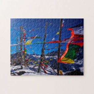 Nationaal Park Nepal Langtang. Legpuzzel