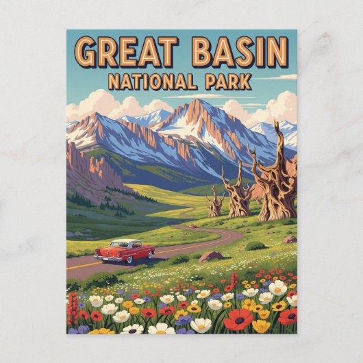 nationaal park Nevada Briefkaart (Voorkant)