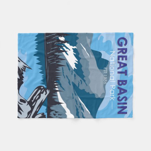 Nationaal park Nevada  Fleece Deken (Voorkant (Horizontaal))