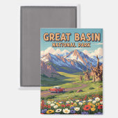  nationaal park Nevada Magneet (Voorkant / Achterkant)