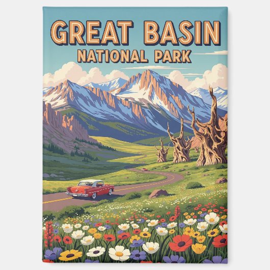  nationaal park Nevada Magneet (Voorkant)