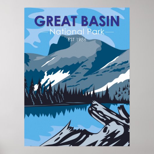 Nationaal park Nevada  Poster (Voorkant)