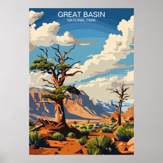 Nationaal park Nevada  Poster (Voorkant)