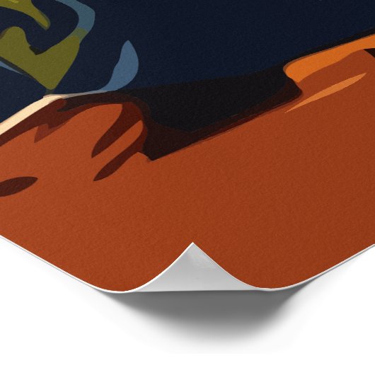 Nationaal park Nevada Poster (Hoek)