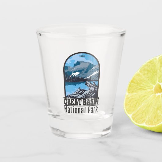 Nationaal park Nevada  Shot Glas (Voorkant)