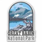Nationaal park Nevada Sticker (Voorkant)