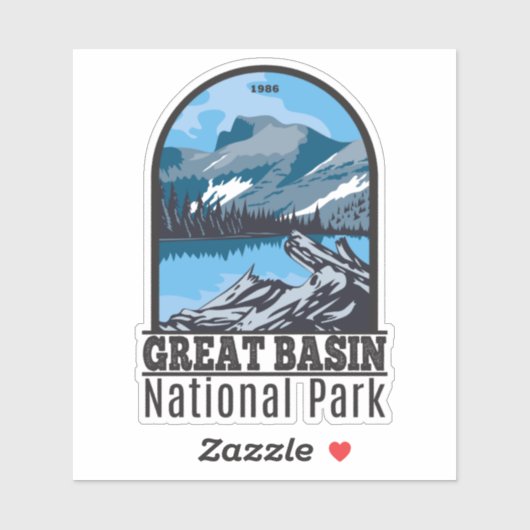 Nationaal park Nevada Sticker (Vel)