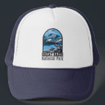 Nationaal park Nevada  Trucker Pet<br><div class="desc">Geweldig ontwerp van vectorillustraties van het bekken. Het park bevindt zich in de Great Basin woestijn en bevat de meeste zuidelijke slangen.</div>