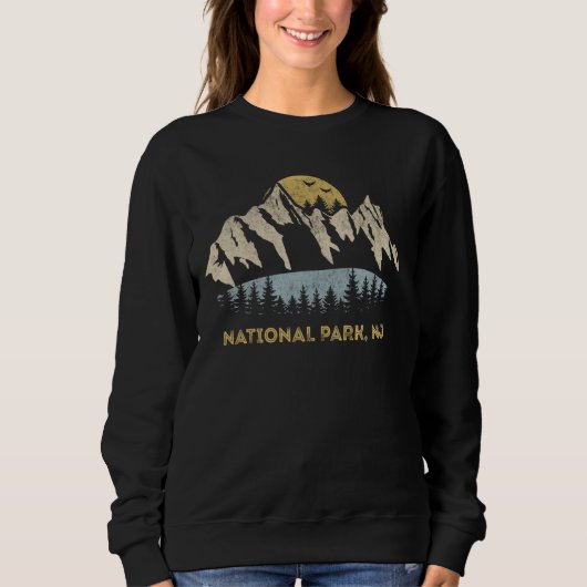 Nationaal Park New Jersey Mountain Sunset Sunrise Trui (Voorkant)